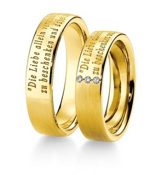 Preview: Exclusive Trauringe von Breuning DR 021400 / HR 021410