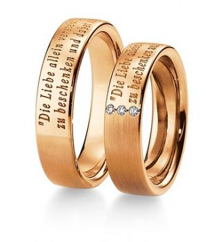 Preview: Exclusive Trauringe von Breuning DR 021400 / HR 021410