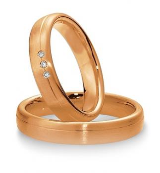 Preview: Trauringe Gelbgold von Breuning 48 040230 / 48 040240