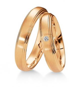 Trauringe Weissgold von Breuning 48 040290 / 48 040300