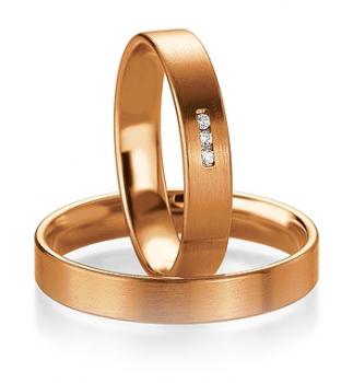 Preview: Trauringe Gelbgold von Breuning 48/04403 + 48/14403