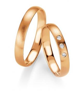 Trauringe Weissgold von Breuning 48/04406+ 48/14406