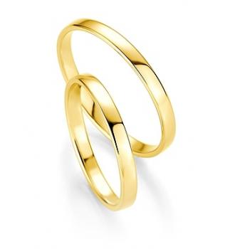 Trauringe Weissgold von Breuning 48/04410+ 48/14410