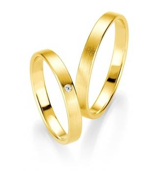 Trauringe Weissgold von Breuning 48/04411+ 48/14411