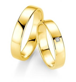 Trauringe Weissgold von Breuning 48/04414+ 48/14414