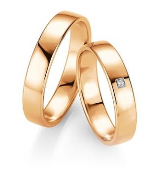 Trauringe Weissgold von Breuning 48/04414+ 48/14414