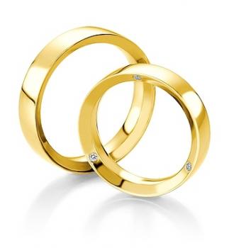 Exclusive Trauringe von Breuning DR 052190 / HR 052200