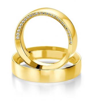 Exclusive Trauringe von Breuning DR 052210 / HR 052220