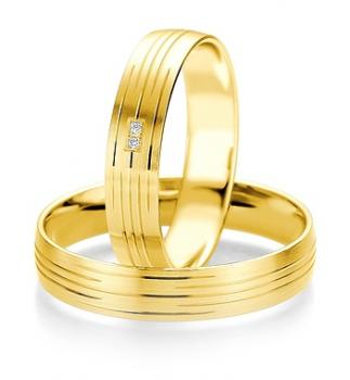 Trauringe Weissgold von Breuning 48/07077 + 48/07078