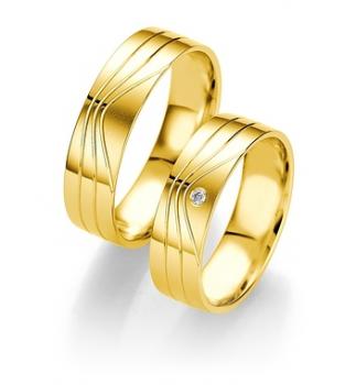 Trauringe Weissgold von Breuning 48/07093 + 48/07094