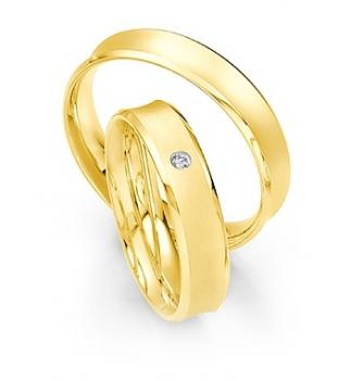 Trauringe Gelbgold von Saint Maurice DR 811980 / HR 811990