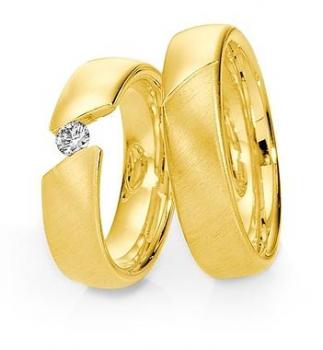 Trauringe Gelbgold von Saint Maurice 812720 + 812730