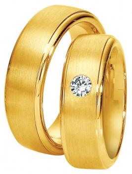 Trauringe Gelbgold von Saint Maurice 812760 + 812770