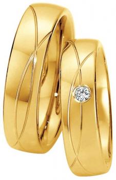 Trauringe Gelbgold von Saint Maurice 49-81336 + 49-81337