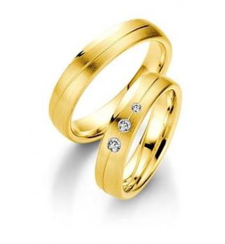 Trauringe Gelbgold von Saint Maurice DR 814000 / HR 814010