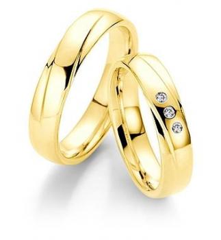 Trauringe Gelbgold von Saint Maurice DR 814020 / HR 814030