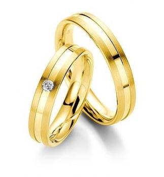 Trauringe Gelbgold von Saint Maurice DR 814040 / HR 814050