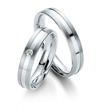 Trauringe Weissgold von Saint Maurice DR 814040 / HR 814050