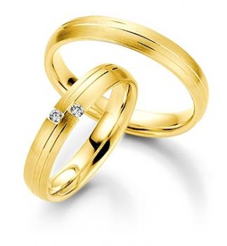 Trauringe Gelbgold von Saint Maurice DR 814060 / HR 814070