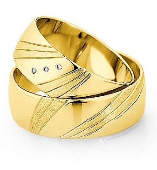 Trauringe Gelbgold von Saint Maurice DR 815240 / HR 815250