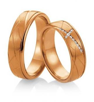 Trauringe Rotgold von Saint Maurice DR 816440 / HR 816450