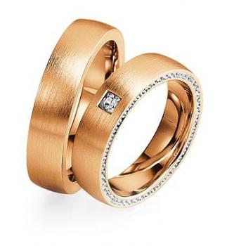 Trauringe Weissgold von Saint Maurice DR 816500 / HR 816510