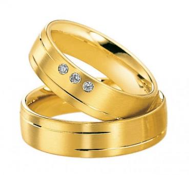 Trauringe Gelbgold von Saint Maurice 49-82016 + 49-82017