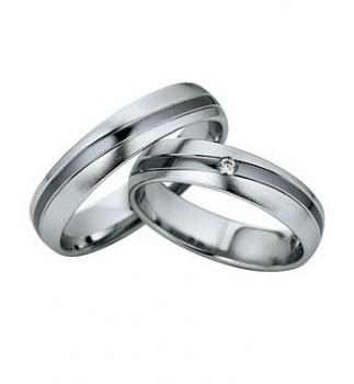 Trauringe Weissgold von Saint Maurice DR 831380 / HR 831390