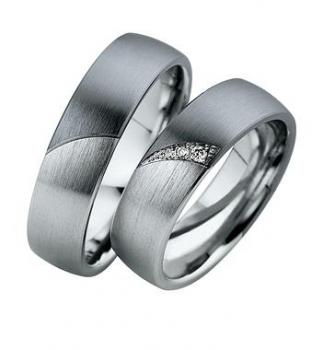 Trauringe Weissgold von Saint Maurice DR 831460 / HR 831470