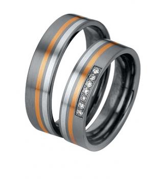 Trauringe Palladium von Saint Maurice 831740 + 831750