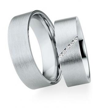 Trauringe Weissgold von Saint Maurice DR 841590 / HR 841600