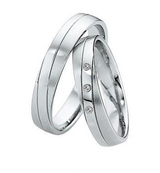 Trauringe Weissgold von Saint Maurice 870500 /870510