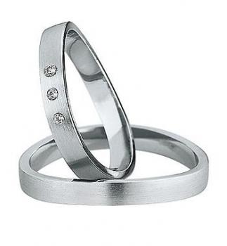 Trauringe Weissgold von Saint Maurice 870580 / 870590