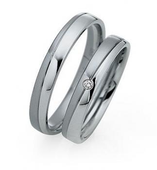 Preview: Trauringe Weiss-Gelbgold von Saint Maurice 870600 / 870610