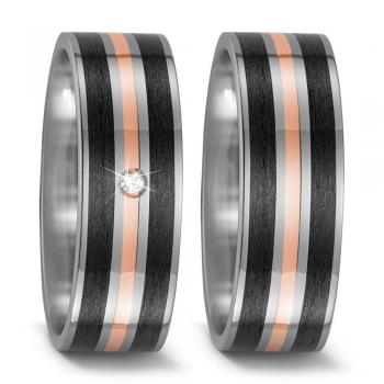 Trauringe Carbon von Titan Factory 51393/000/000/7253