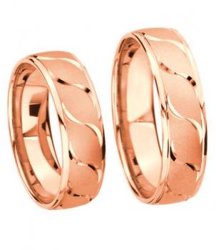 Trauringe Rotgold von Kühnel 514150-5060