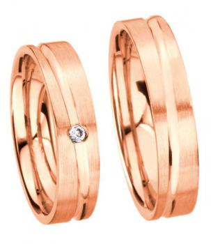 Trauringe Rotgold von Kühnel 514163-5050