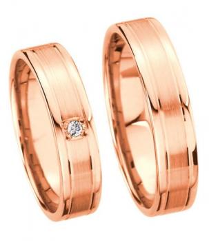 Trauringe Rotgold von Kühnel 514166-5050