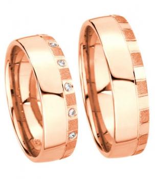 Trauringe Rotgold von Kühnel 514177-5060