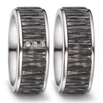 Trauringe Carbon von Titan Factory 52546/001/003/2050