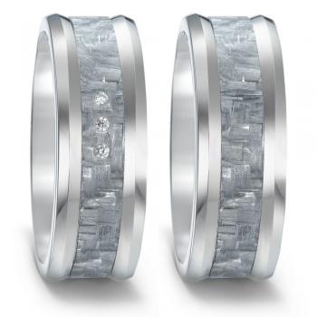 Trauringe Carbon von Titan Factory 52558/001/003/2070