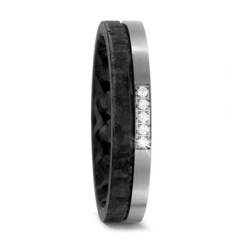 Trauringe Carbon von Titan Factory 52519/001/005/N200