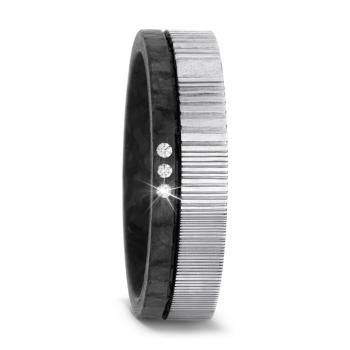 Trauringe Carbon von Titan Factory 52540/002/003/TN00