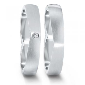 Partnerringe Edelstahl von TeNo  582112+582100