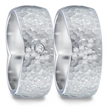 Partnerringe Edelstahl von TeNo  582109+583020