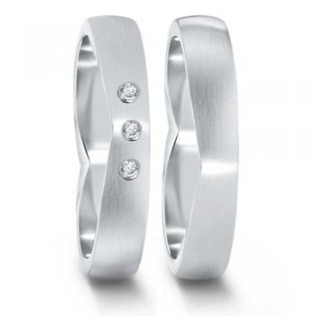 Partnerringe Edelstahl von TeNo  582100+583023