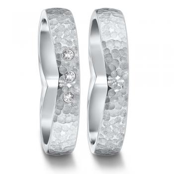 Partnerringe Edelstahl von TeNo  582101+ 583024