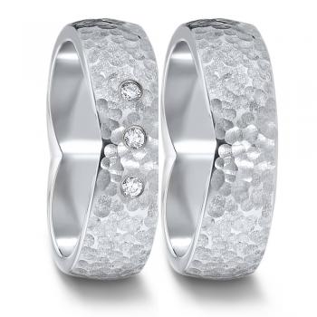 Partnerringe Edelstahl von TeNo  582105+583028