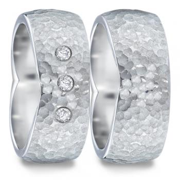 Partnerringe Edelstahl von TeNo  582109+583032