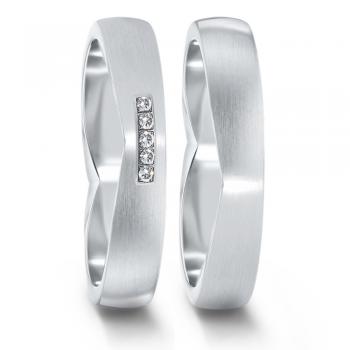 Partnerringe Edelstahl von TeNo  582100+583035